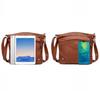Retro Soft Leather Many Layer Zipper Crossbody Bag with Inner Pocket, Single Shoulder Bags for Women Daily Use Work Dates Travel