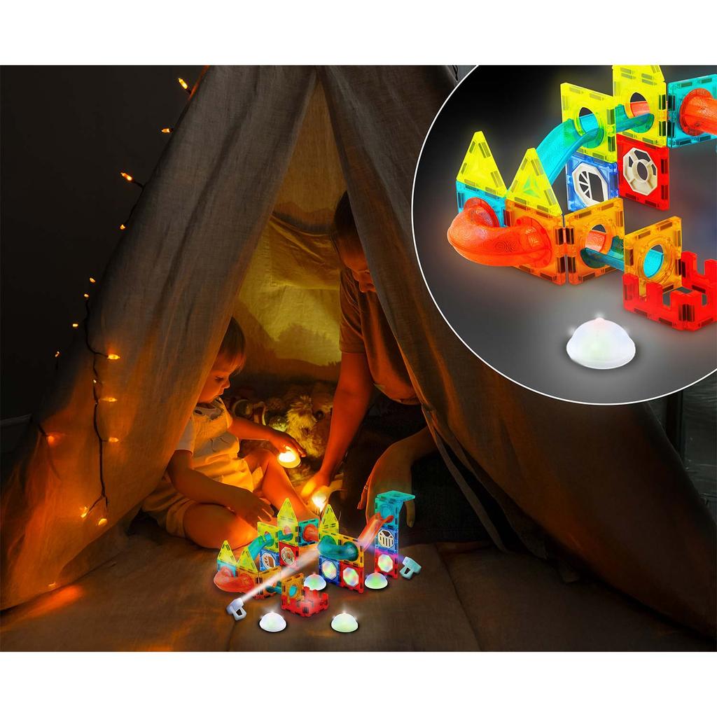 Magnetically Lit Building Blocks Ricokids