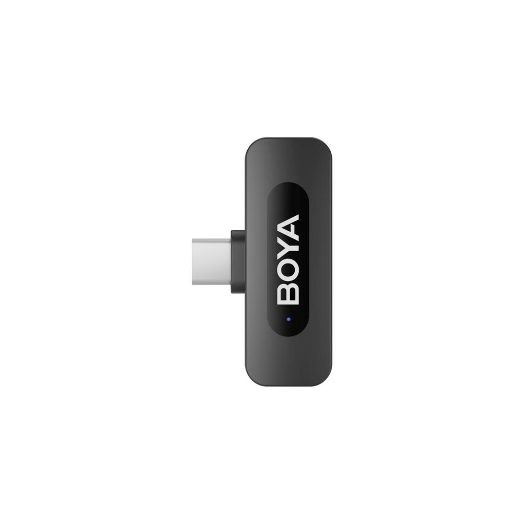 Wireless Microphone with Clip 120dB 2.4GHz USB-C - Black