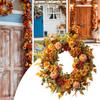 Fall Pumpkin Wreath Berry Wreath Fall Front Door Wreath artificial wreath Halloween decoration Thanksgiving Festive Party Supply