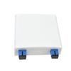 2-Port Terminalboks Type 86 ABS Optisk Terminal Forgreningsboks Hvid Plast Fiberoptisk Splejseboks Med Adaptere
