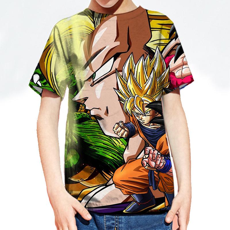 Trendy Pánské Dámské Oblečení Trička Anime Série Dragon Ball 3D Digitální Tisk Trička