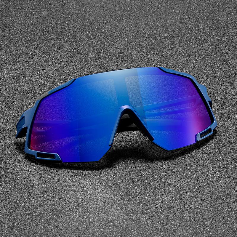Sports Large Frame One-Piece Colorful Running Windproof Sunglasses Men'S And Women'S Outdoor Cycling Glasses
