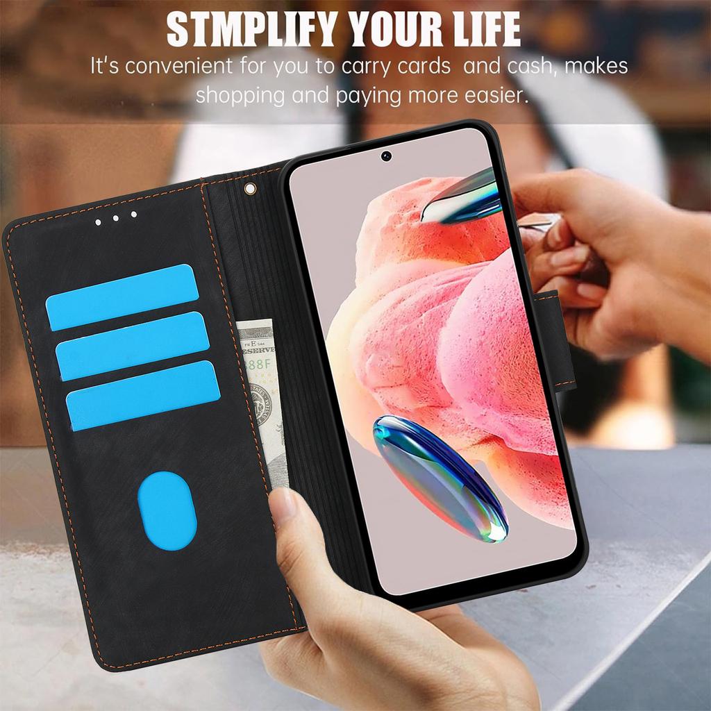 SY-001 For Xiaomi 14T Pro Case Flower Butterfly Leather Wallet Phone Cover with Hand Strap