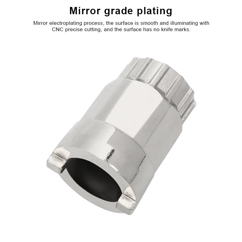 Bicycle Freehub Body Remover Stainless Steel Bike Hubs Tower Base Install Disassemble Tool With Sleeve Flower Drum Removal Tools