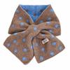 Cross Knitted Scarf Polka Dot Neck Warmer Scarf Gifts Neck Scarf  for Women