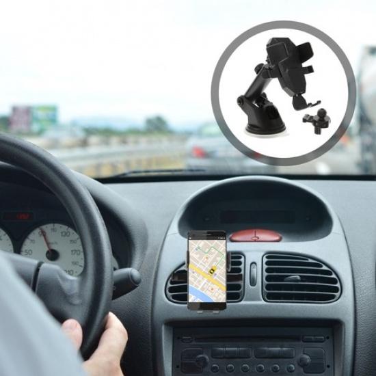 Dashboard Navigation Phone Holder Adjustable Car Cellphone Mount for