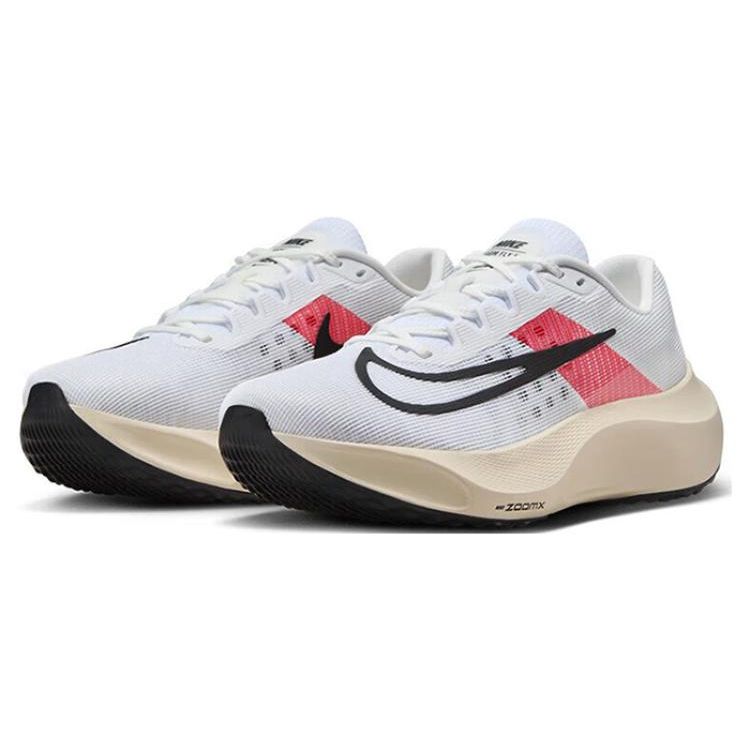 Nike Zoom Fly 5 Eliud Kipchoge Herren Sneakers Weiß Chile-Rot Kokosnuss-Milch FD6562-100