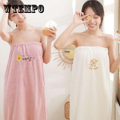 Portable Fast Drying Bath Skirt Microfiber Beach Spa Bathrobes Boob Tube Top Sauna Clothes Bath Towel Absorbent