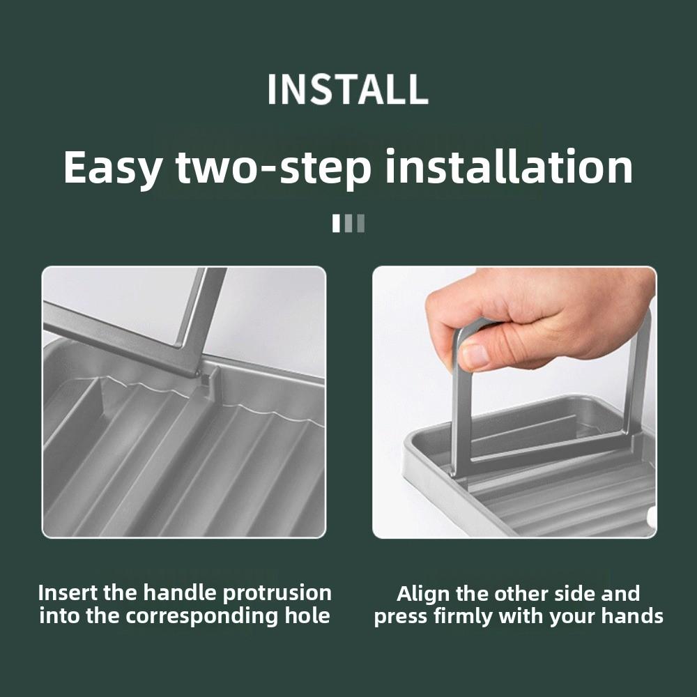 Non-slip Spatula Rack Foldable Kitchen Storage Rack  for Easy Efficient Counter Storage