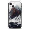 Black Mountain Peak Phone Case Cover for iPhone 17 16 15 14 13 12 11 Pro Max 17 Air Plus Shockproof Soft TPU Shell Fundas Capas