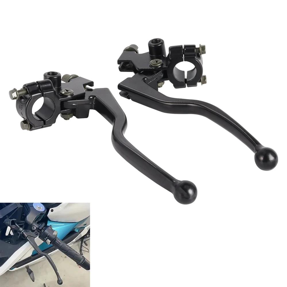 Black Aluminum Alloy Handlebar Clutch Lever for Pit Bike Dirt Bike Motorcycle ATV - Brake & Clutch Lever Cable Front Bra