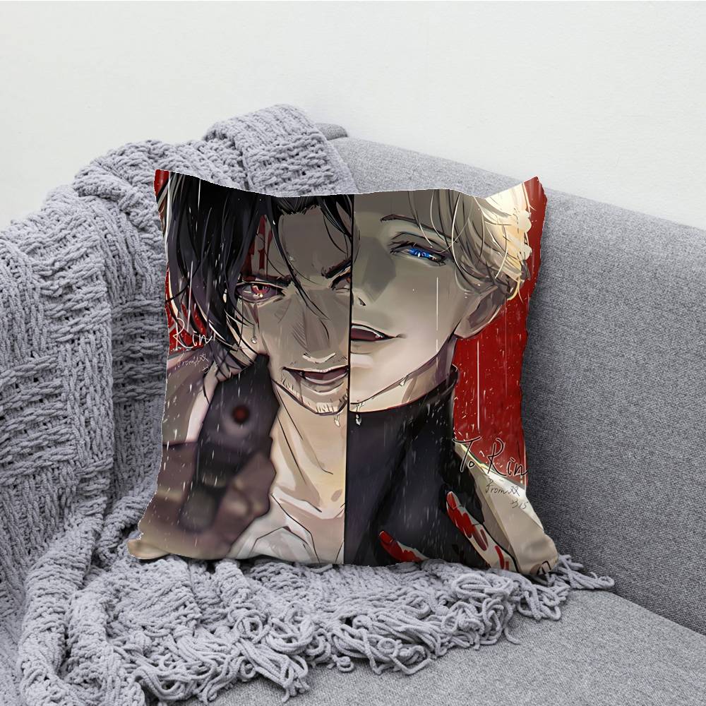 Johan Liebert M-Monster Pillow Case For Sofa Decor Car Office Room Printing Cushion Cover Decorations and Protector