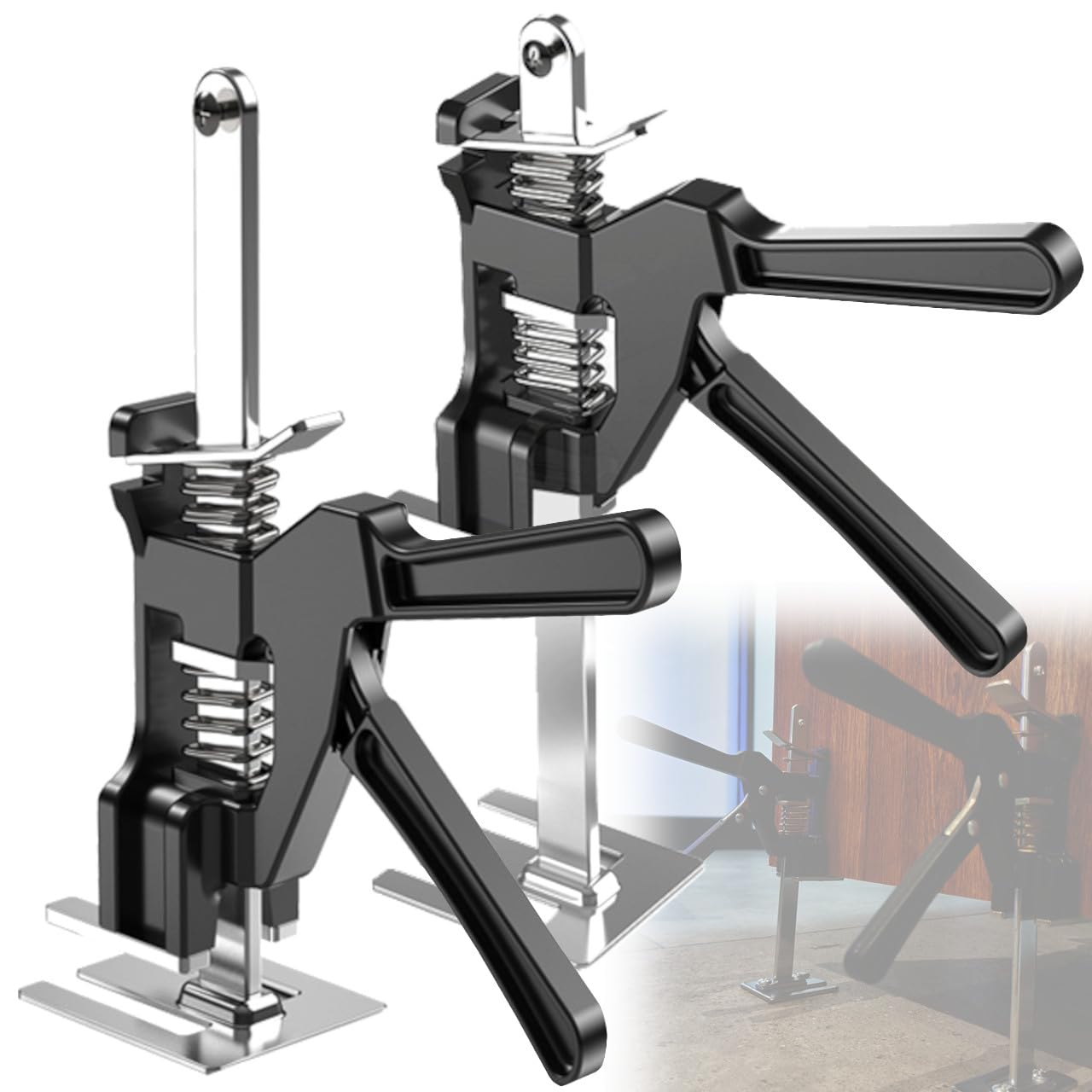 

VICHE CATT Рука Рука Ручной Инструмент Мини Высота Подъемный Набор из 2 Домкрат, Домкрат, Домкрат, Домкрат, Маленький, Многофункциональный, Регулируемый, Оборудование, (Набор 2)
