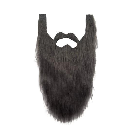 

Искусственная борода Костюм для ролевых игр Борода усов старика с эластичной веревкой Аксессуар для волос на лице для Хэллоуина Косплей Принадлежности для вечеринки серый