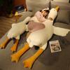50-160cm Duck Plush Toys Fluffy Sleep Pillow, Cute Animal Stuffed Swan Goose Soft Dolls Floor Mat, Kids Girls Birthday Gift