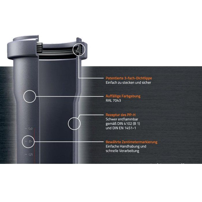 HT Siphon Connection Elbow DN 50/40