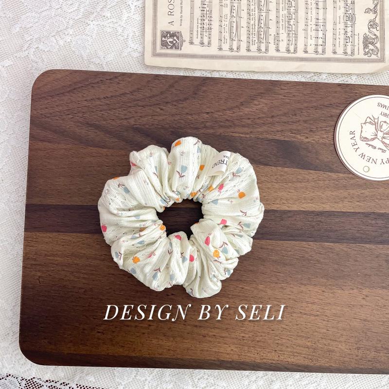 Romeo - Colorful Handmade Striped Floral Hair Tie