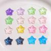 Starry Sky Shiny Glitter Wavy Star Resin Cabochons DIY Earrings Hair Accessories Headwear Jewelry Making Supplies