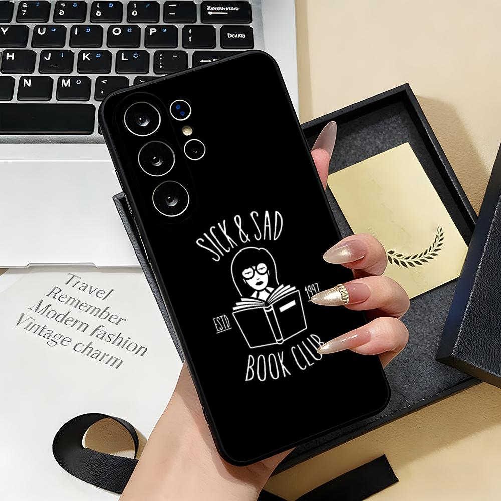 D-Daria Phone Case For Samsung S26 S25 S24 FE S23 S22 S21 Plus S20 Ultra Note20Ultra Black Soft Shell