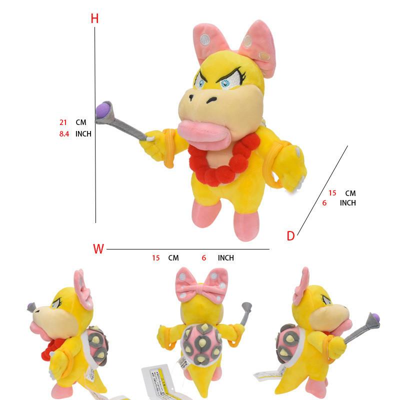 

Adorable Mario Plush Toy Collection Featuring Cuddly Characters Like Kupa And Princess Peach Wendy Stand