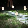 Halloween Solar Pumpkin and Ghost Outdoor Waterproof Garden Lights