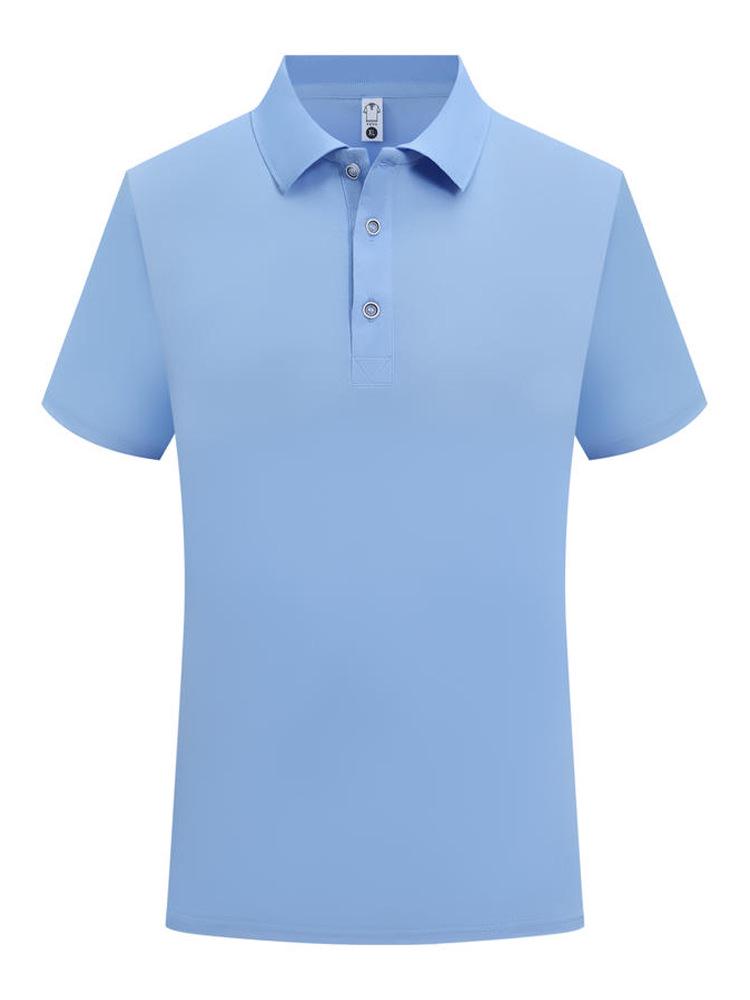 Custom Polo Shirts with Logo Print – Solid Color, Breathable, Short Sleeve Work Uniforms