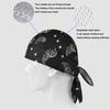 Forhåndsknytt Bandana Hodeskjerf for Menn Kvinner UV Solbeskyttelse Is Silke Hodeskallelue Hodebånd Kemo Turbanlue for Utendørssport Sykling