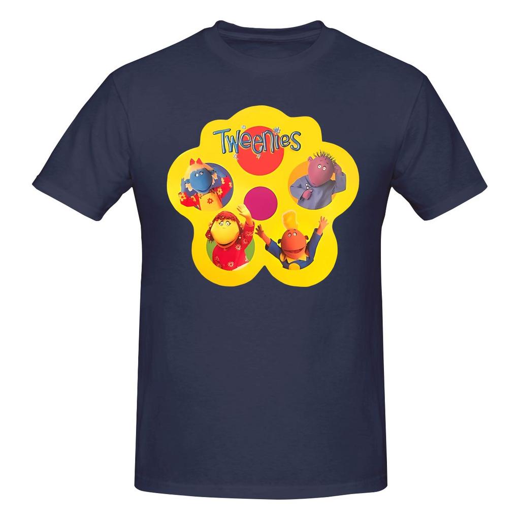 Tweenies Group Painting Not Fading Tshirt Foreststyle Fresh Solid Color Tshirt