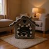 Four Seasons Warm Pet House: Removable & Washable Bed for Cats and Small Dogs