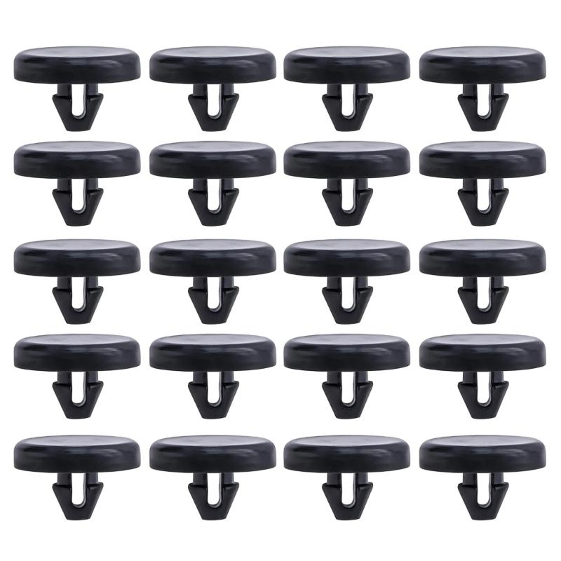 20pcs Car Brake Pedal Stopper Lamp Switches Stopper for 1990-1991 9054106036 90541-06036 Cushion Fastener Clip 1
