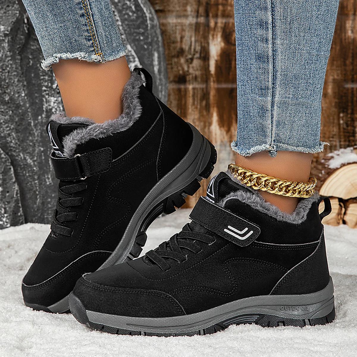 

Men Lace Up Mens Shoes Breathable Winter Boots For Men Casual Men Shoe Waterproof Ankle Boots Footwear Work Shoes New Snow Boots 36