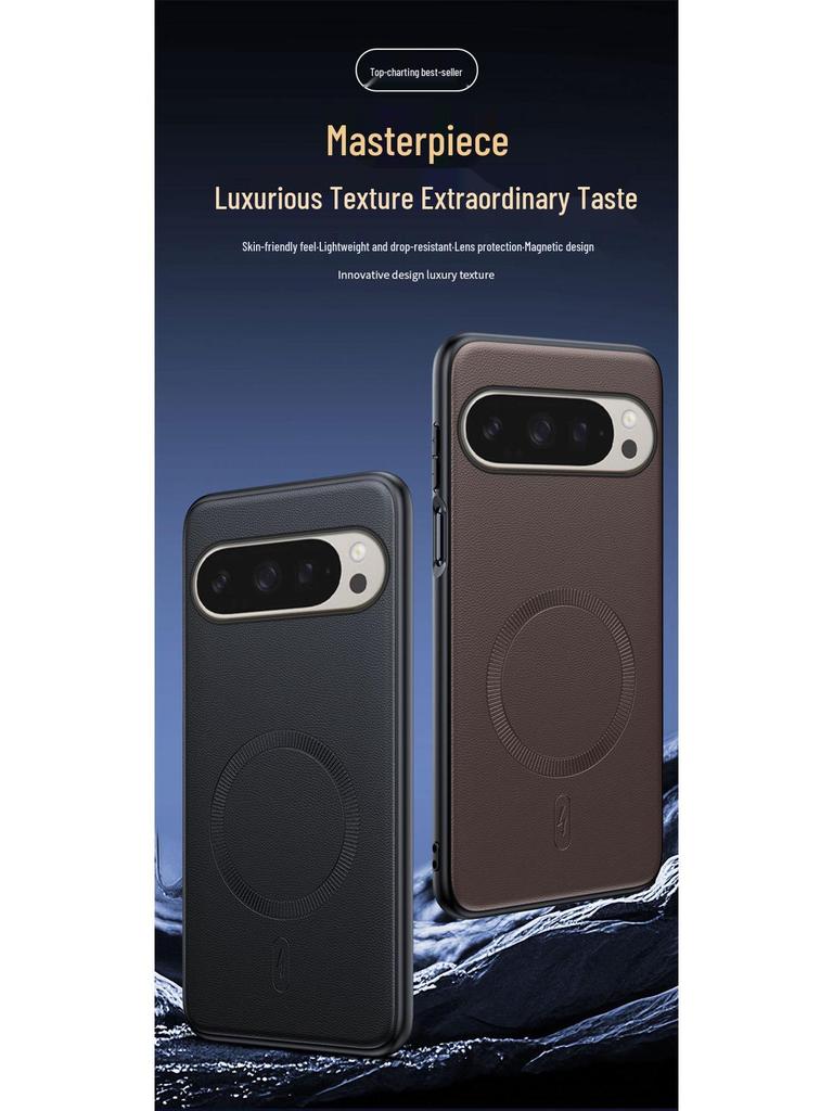 Skórzane etui Google Pixel 10/10XL zapobiegające upadkom