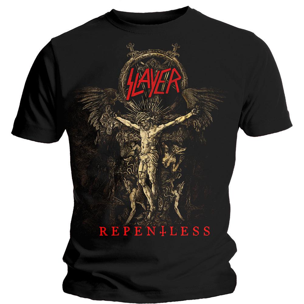 Goat Skull Slayer TShirt Cotton Graphic Tee Unisex Unisex Summer Streetwear