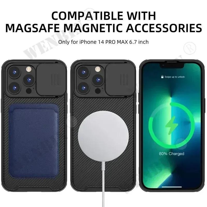 Magnetický obal pro iPhone 16 15 14 13 12 Pro Max Plus 11 Mini Ochrana okna čočka Nárazuvzdorný Ochranný Kryt