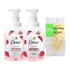 Sweet Strawberry & Oat Milk Shower Foam 2x400g Set
