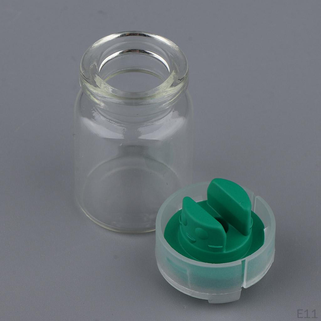 20 PCS Small Mini Transparent Jars Little Bottles With Stoppers