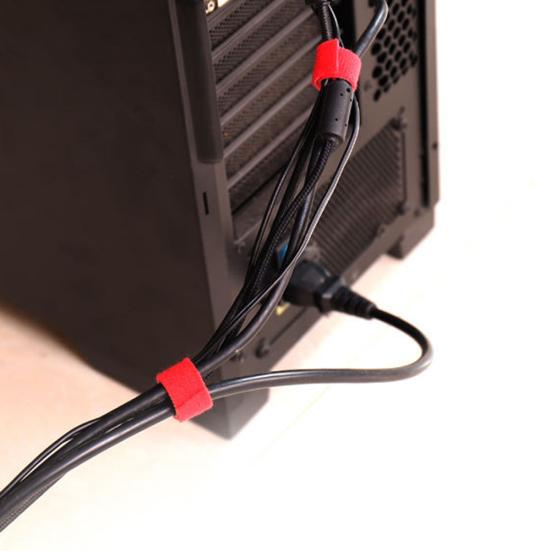 2/3/4m Home Reusable Cable Winder Organizer Magic Tape Roll Binding Strap Ties