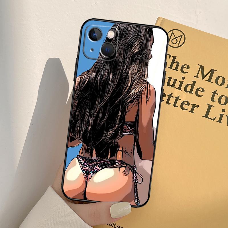 

Surf Beachy Blue Summer Collage Phone Case For iPhone 17 16 15 14 13 11 12 Pro Max mini XR 16e 15 16 Plus 17 Air Full Cover iPhone 12