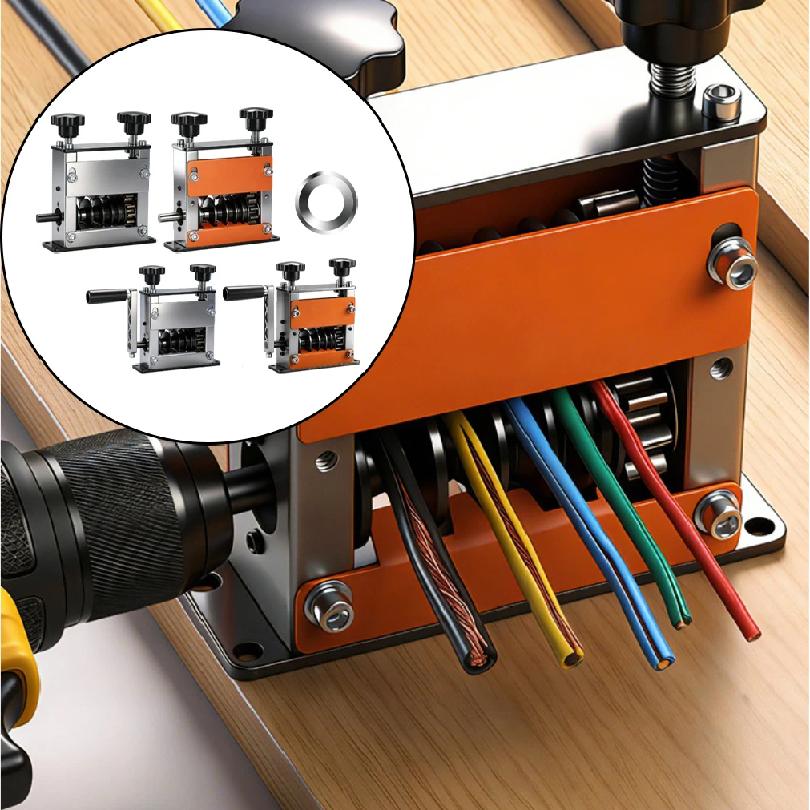 Manual Dual-drive Wire Stripper, Suitable For Precise Cutting And Stripping Of 1-17mm Scrap Wire And Copper Wire Cables