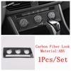 For Volkswagen Jetta Mk7  -  Car ABS Accessories Central Control AC Air Conditioning Panel Decoration Frame Cover Trim