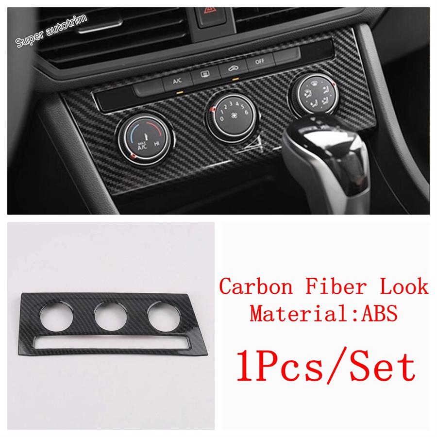 For Volkswagen Jetta Mk7 - Car ABS Accessories Central Control AC Air Conditioning Panel Decoration Frame Cover Trim