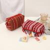 Dirt-proof Christmas Pencil Case Large Capacity Knitting Pen Bag  Students Office