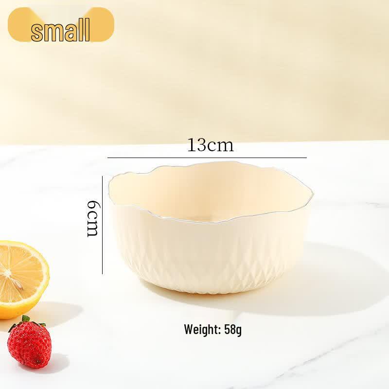 Minimalist Round Plastic Serving Tray