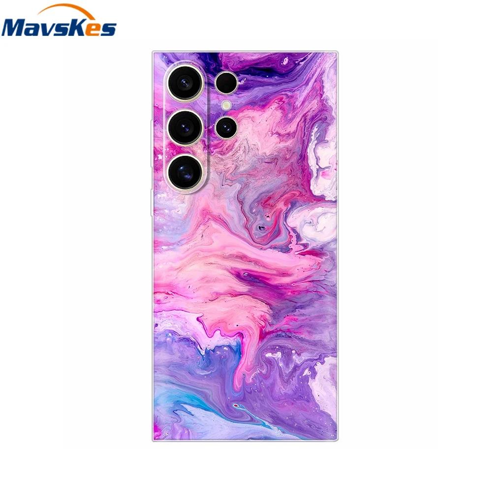 Case For Samsung S25 Ultra Cute Heart Flower Cover Soft Silicone Matte Protective Fundas For Samsung Galaxy S25+ S25 s 25 Shells