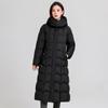 2025 New Cotton Suit Women's Long Over-the-knee Winter Padded Jacket Slim Slim Plus-size Warm Cotton Jacket
