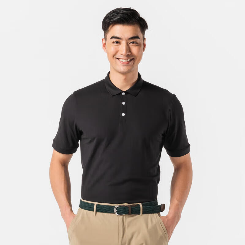 Decathlon Men s Breathable Short Sleeve Golf Polo Shirt L