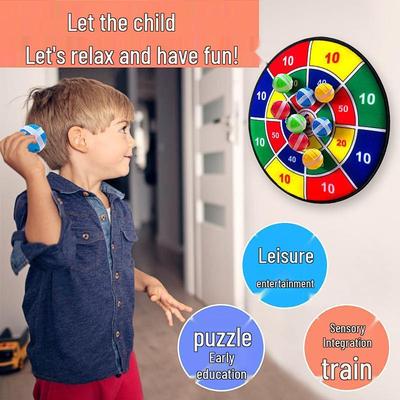 Cible de fléchettes avec balles collantes pour enfants: Sports, Éducatif, Amusant Parent-Enfant