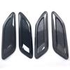 3Pcs/Set Universal Car Air Flow Intake Hood Scoop Vent Bonnet Decorative Covers Center Side Air Outlet Auto Exterior Accessories