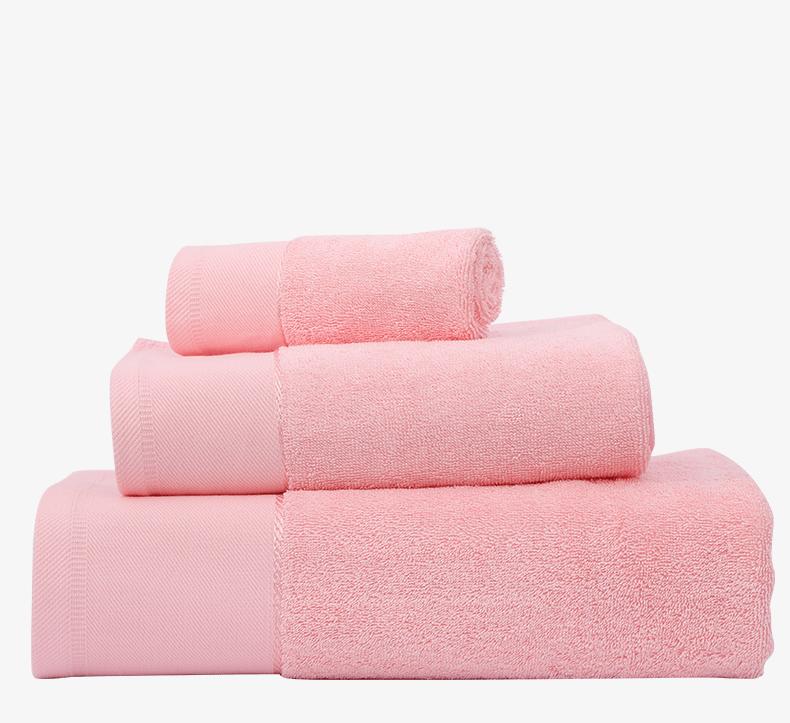 Factory Premium 100% Cotton Bath Towel Set for Hotels Custom Soft Lint-Free Luxury Bath